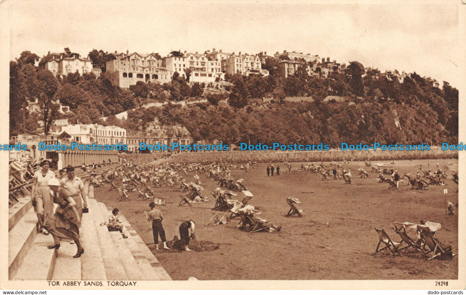 R079299 Tor Abbey Sands. Torquay - World