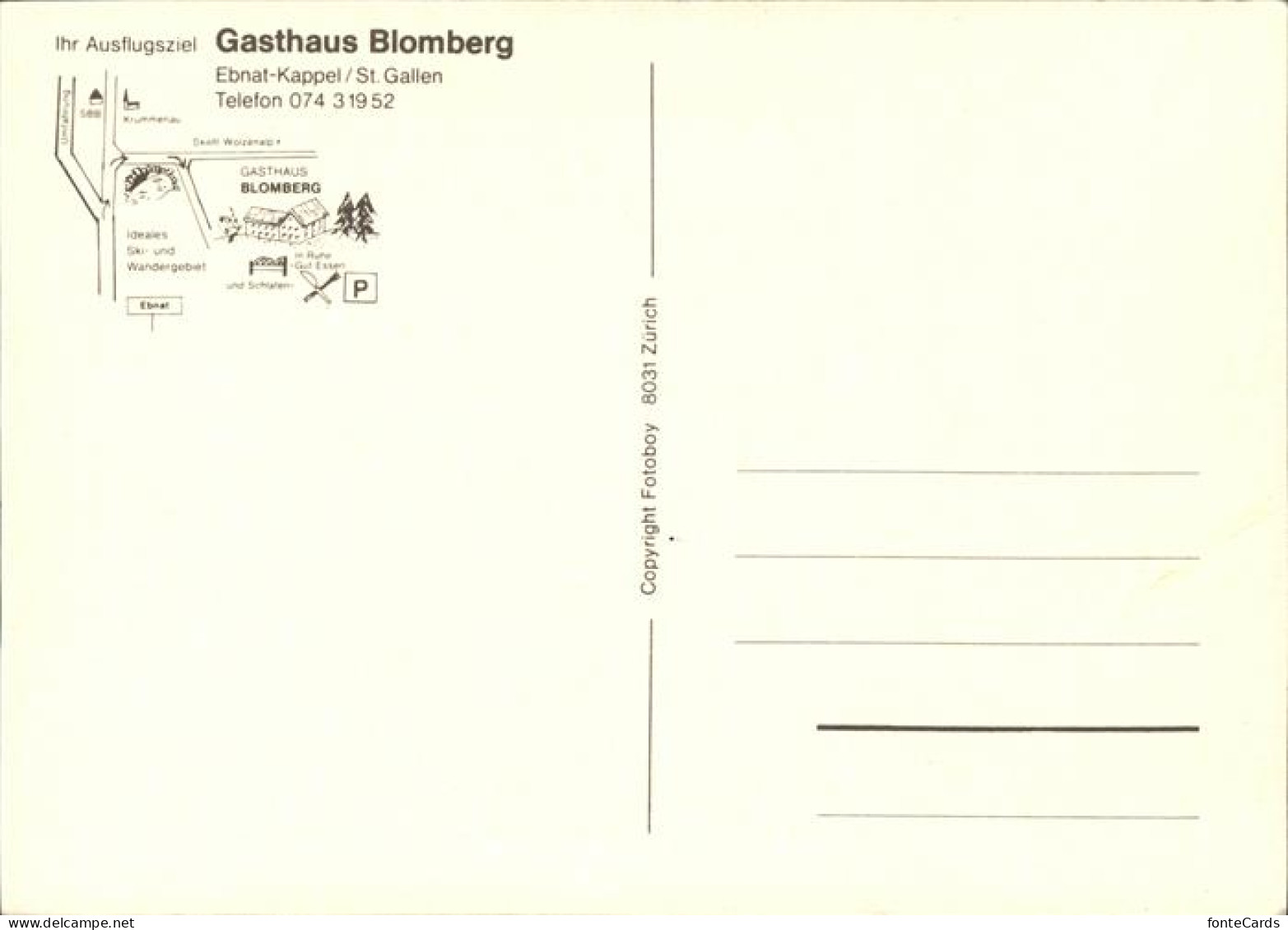 11395526 Ebnat-Kappel Gasthaus Blomberg Ebnat-Kappel - Autres & Non Classés