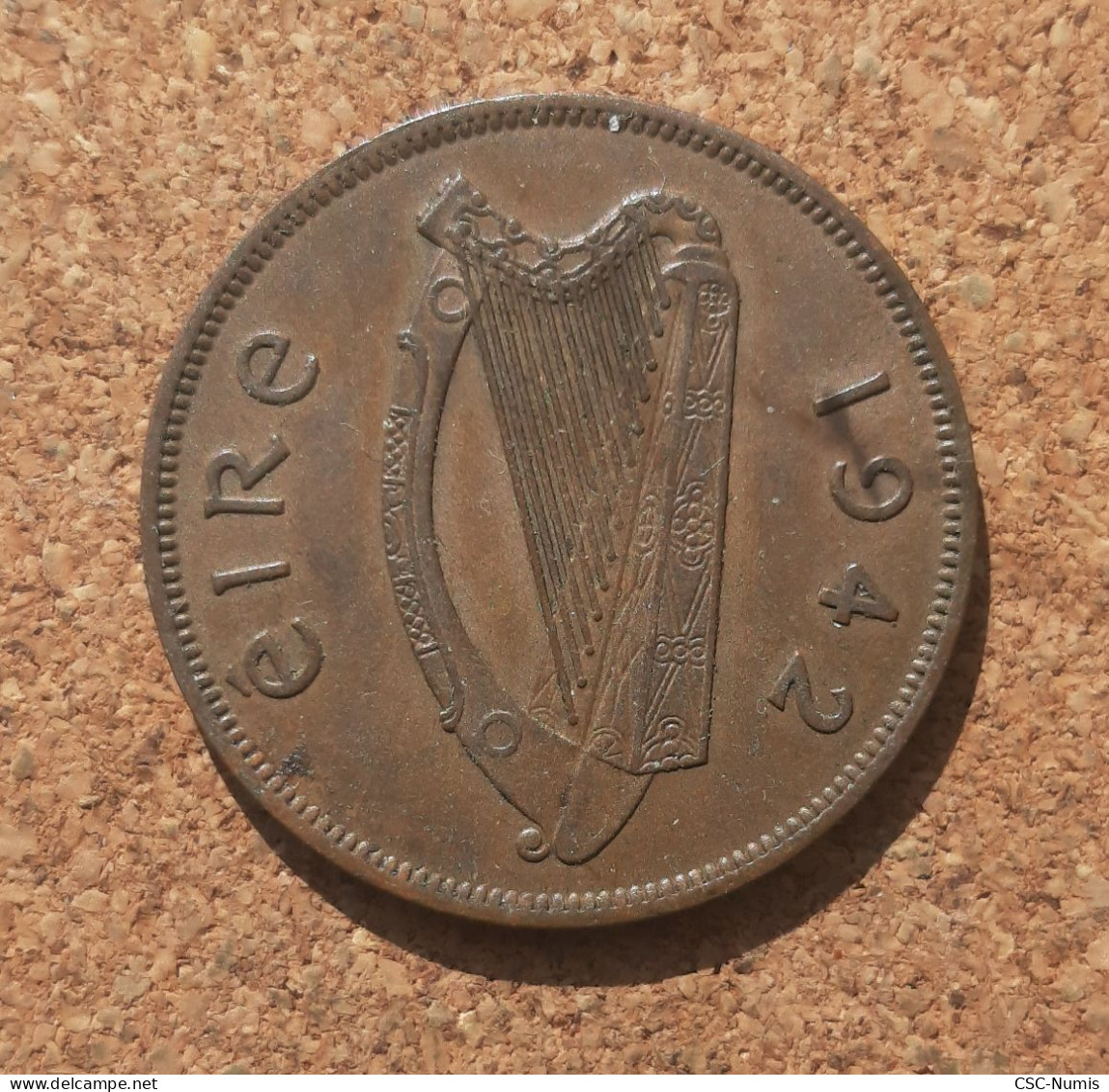 (LP-389) - Irlande - 1 Penny (pingin) 1942 - Irlande