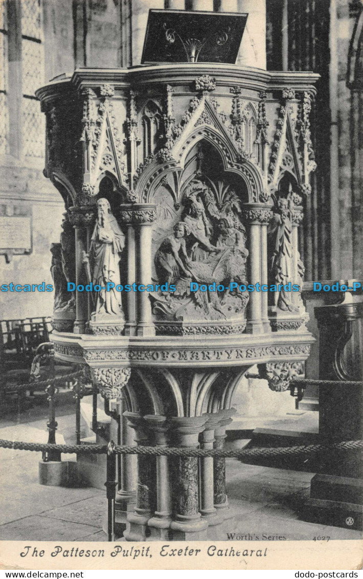 R078928 The Patteson Pulpit. Exeter Cathedral. V. And S - World
