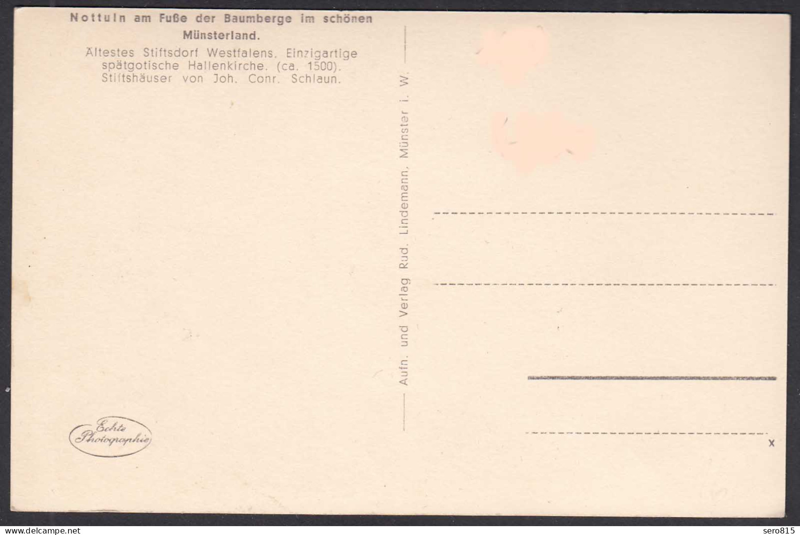 AK Nottuln Bei Coesfeld Münster Dülmen Burgstrasse Mit Gaststätte Denter  (86189 - Autres & Non Classés