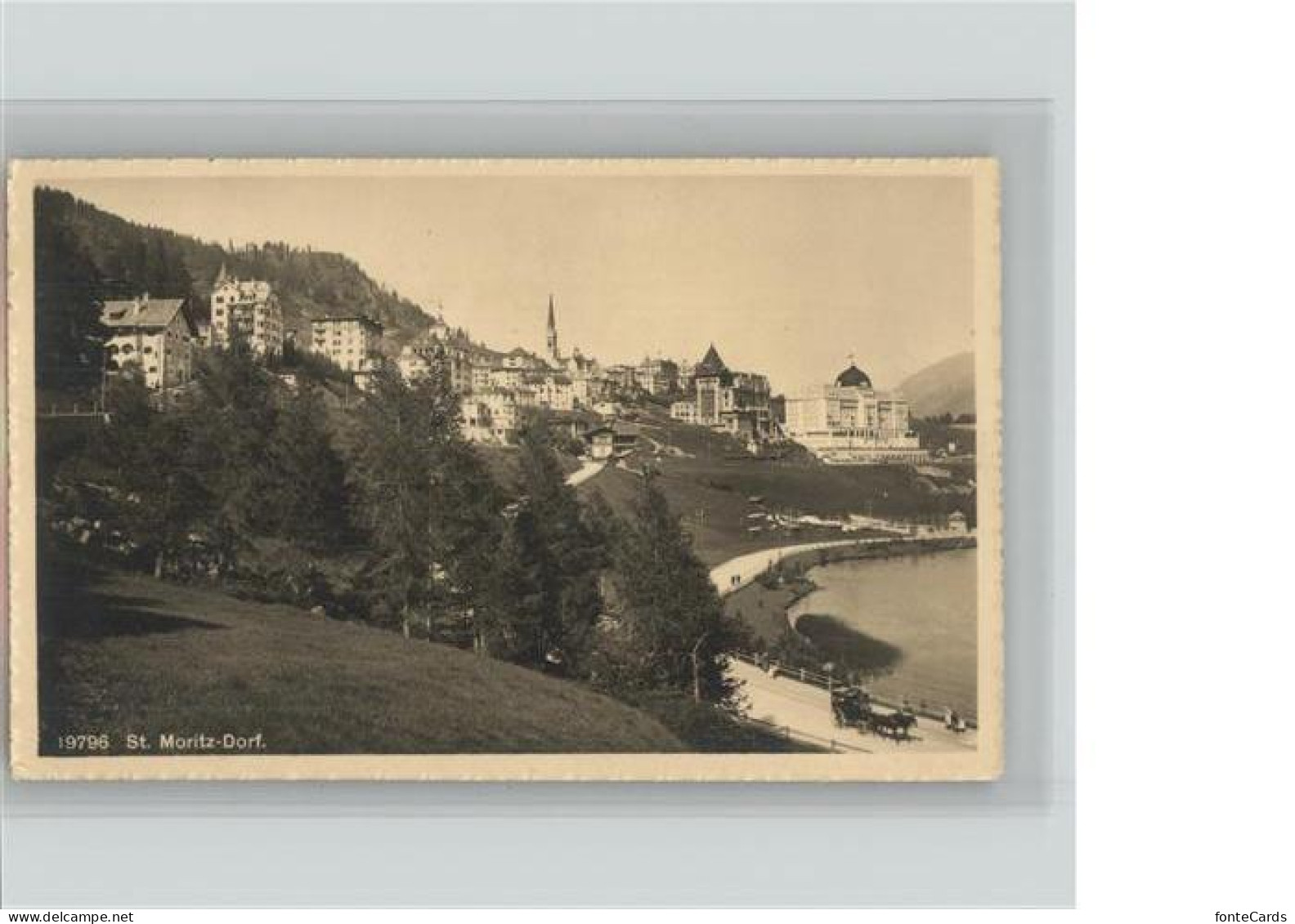 11389448 St Moritz GR Dorf Moritzersee Uferpromenade St. Moritz - Sonstige & Ohne Zuordnung