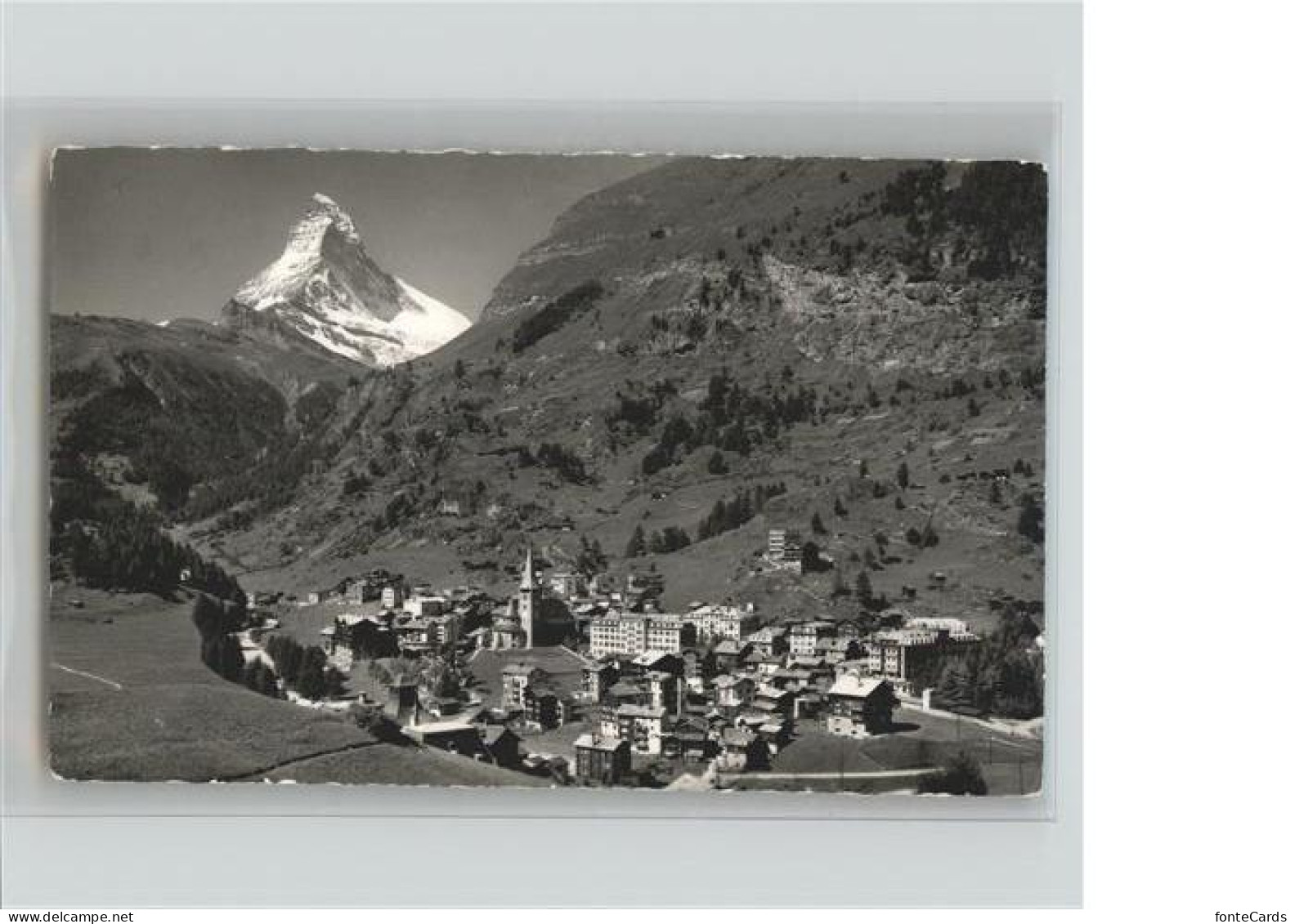 11389444 Zermatt VS Panorama Mit Matterhorn Feldpost  - Andere & Zonder Classificatie