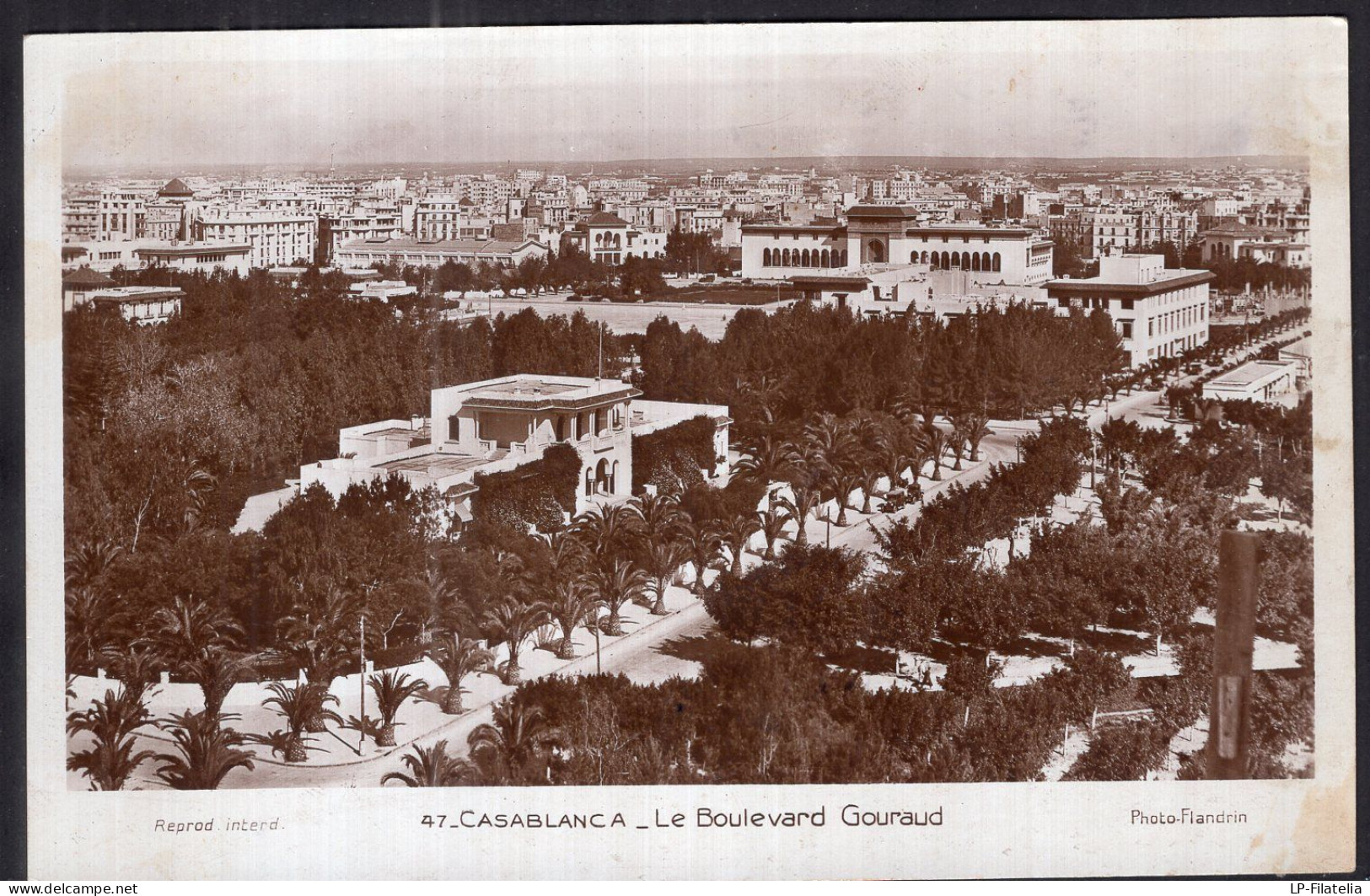 Morocco - Circa 1920 - Casablanca - Le Boulevard Gouraud - Casablanca