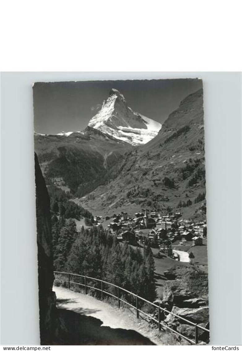 11389395 Zermatt VS Panorama Mit Matterhorn Wanderweg  - Sonstige & Ohne Zuordnung