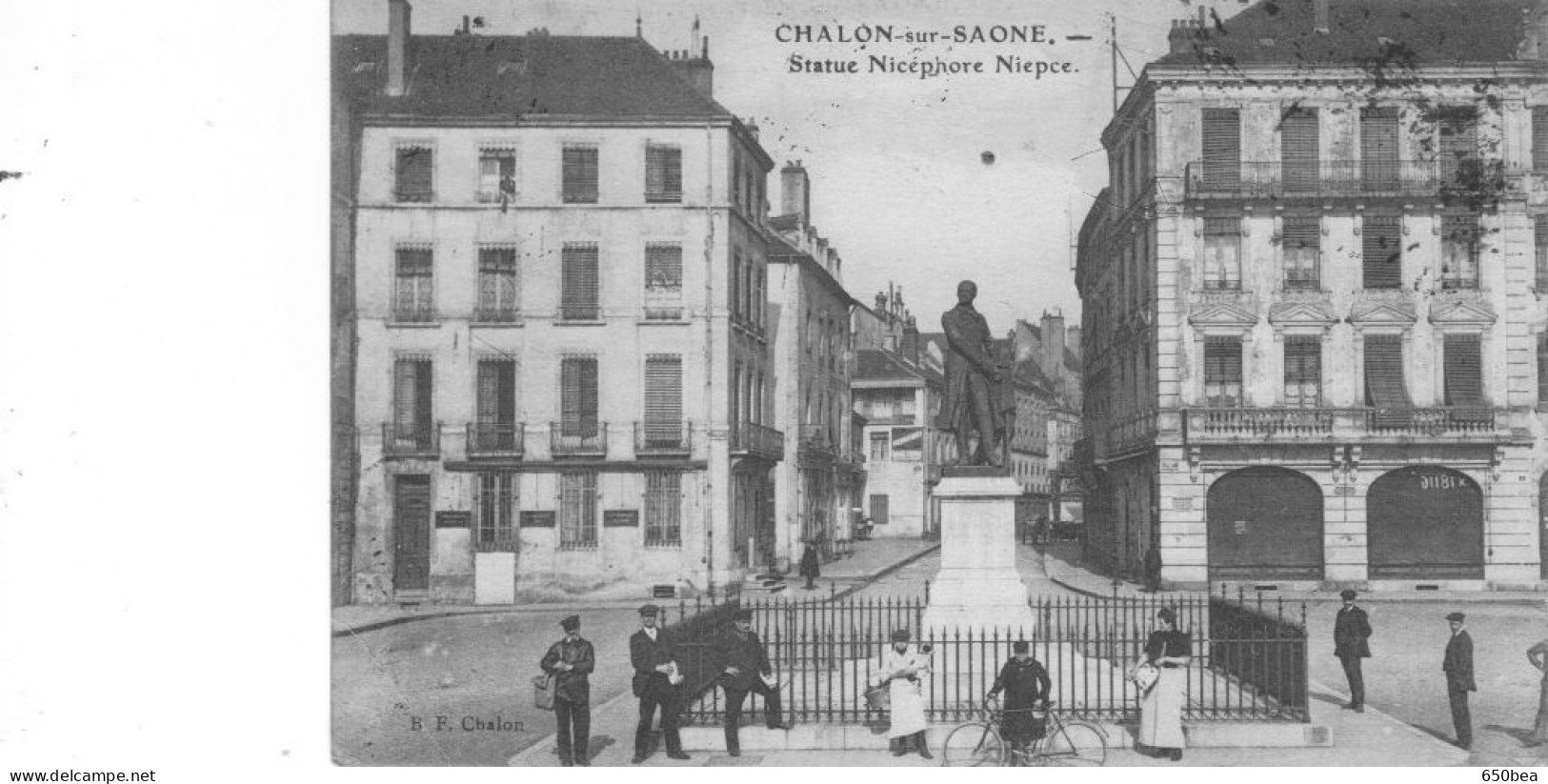 Chalon Sur Saône.Statue Nicéphore Niepce. - Chalon Sur Saone