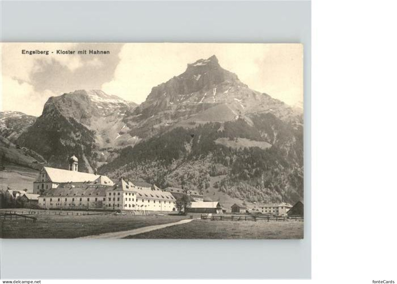 11388979 Engelberg OW Kloster Mit Hahnen Engelberg - Andere & Zonder Classificatie