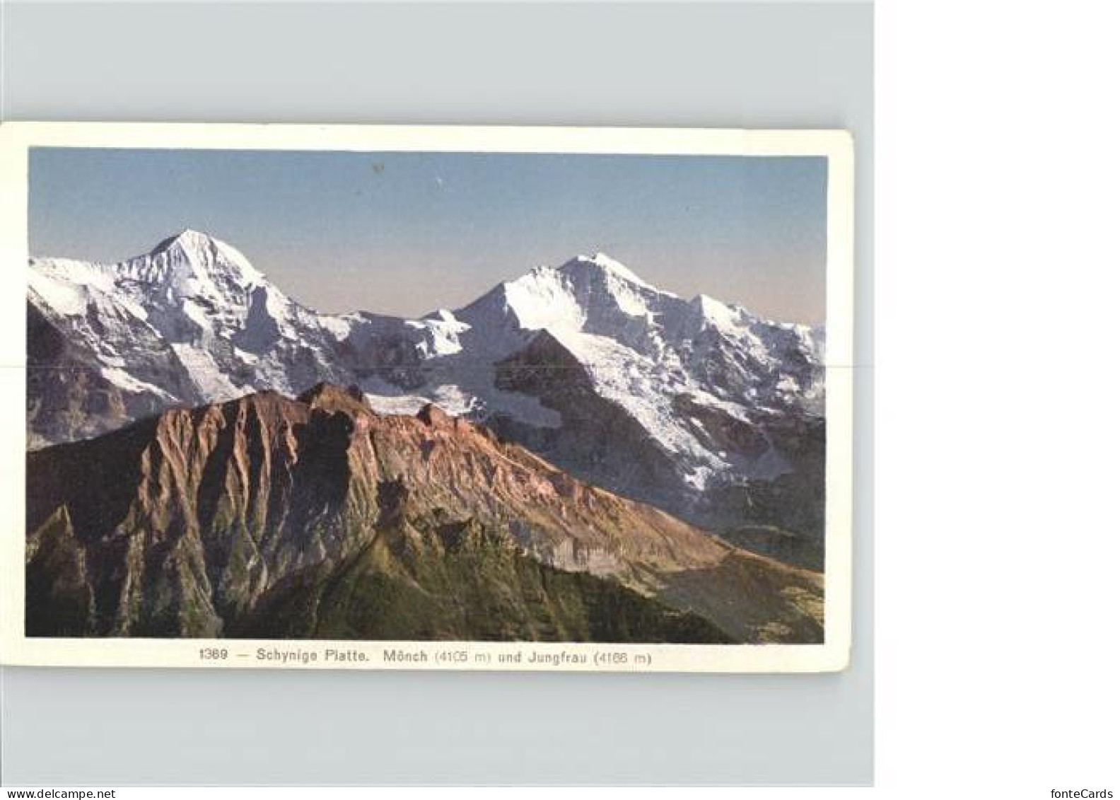 11388948 Schynige Platte Panorama Mit Moench Und Jungfrau Berner Alpen Schynige  - Other & Unclassified