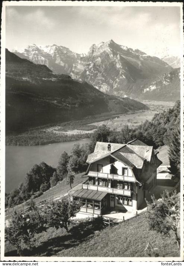 11385996 Amden SG Kurhaus Bellevue Blick Auf Walensee Glaernisch Und Rautispitz  - Other & Unclassified