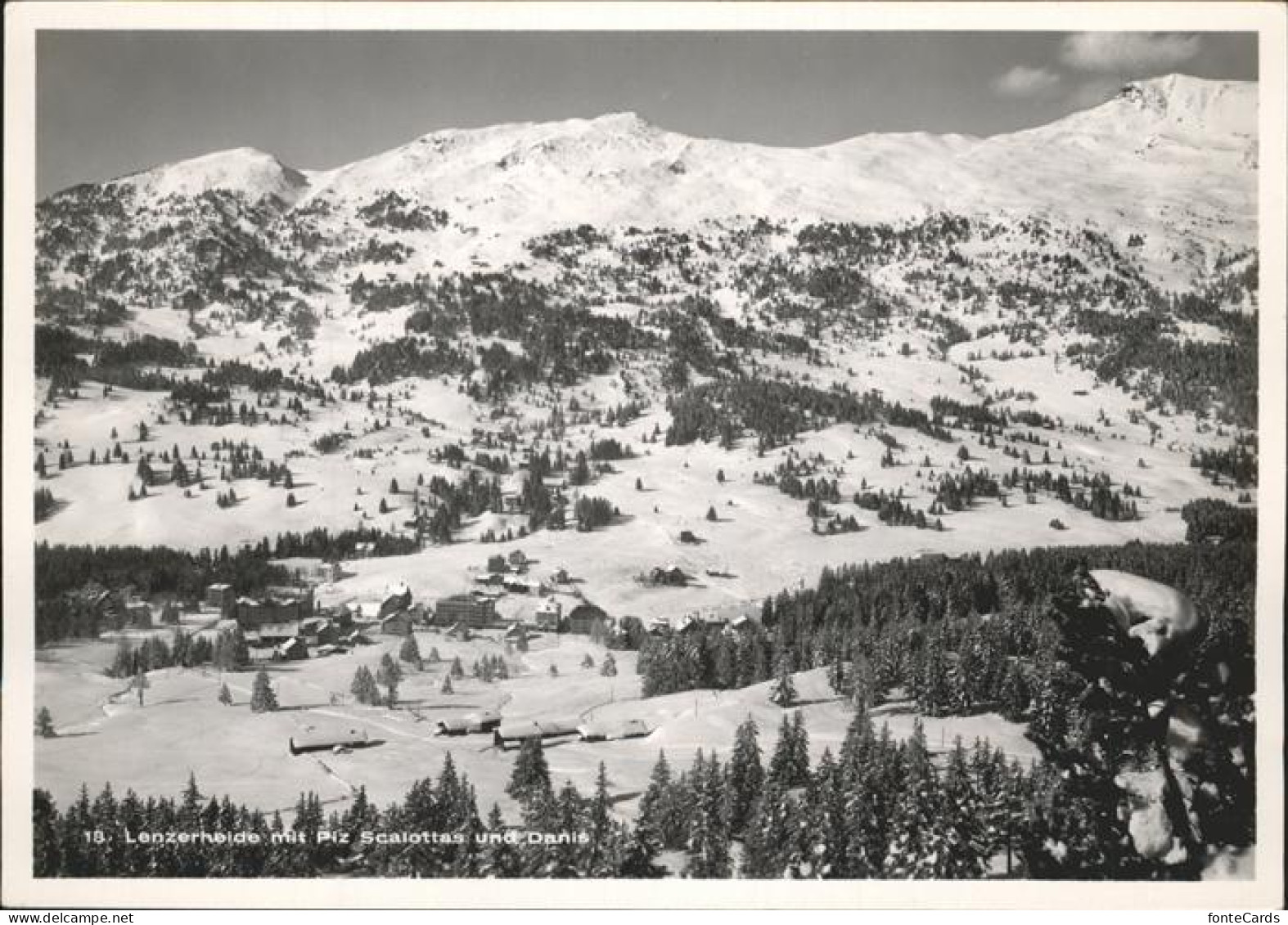 11385991 Lenzerheide Albula Panorama Mit Piz Scalottas Und Danis Lenzerheide/Lai - Otros & Sin Clasificación