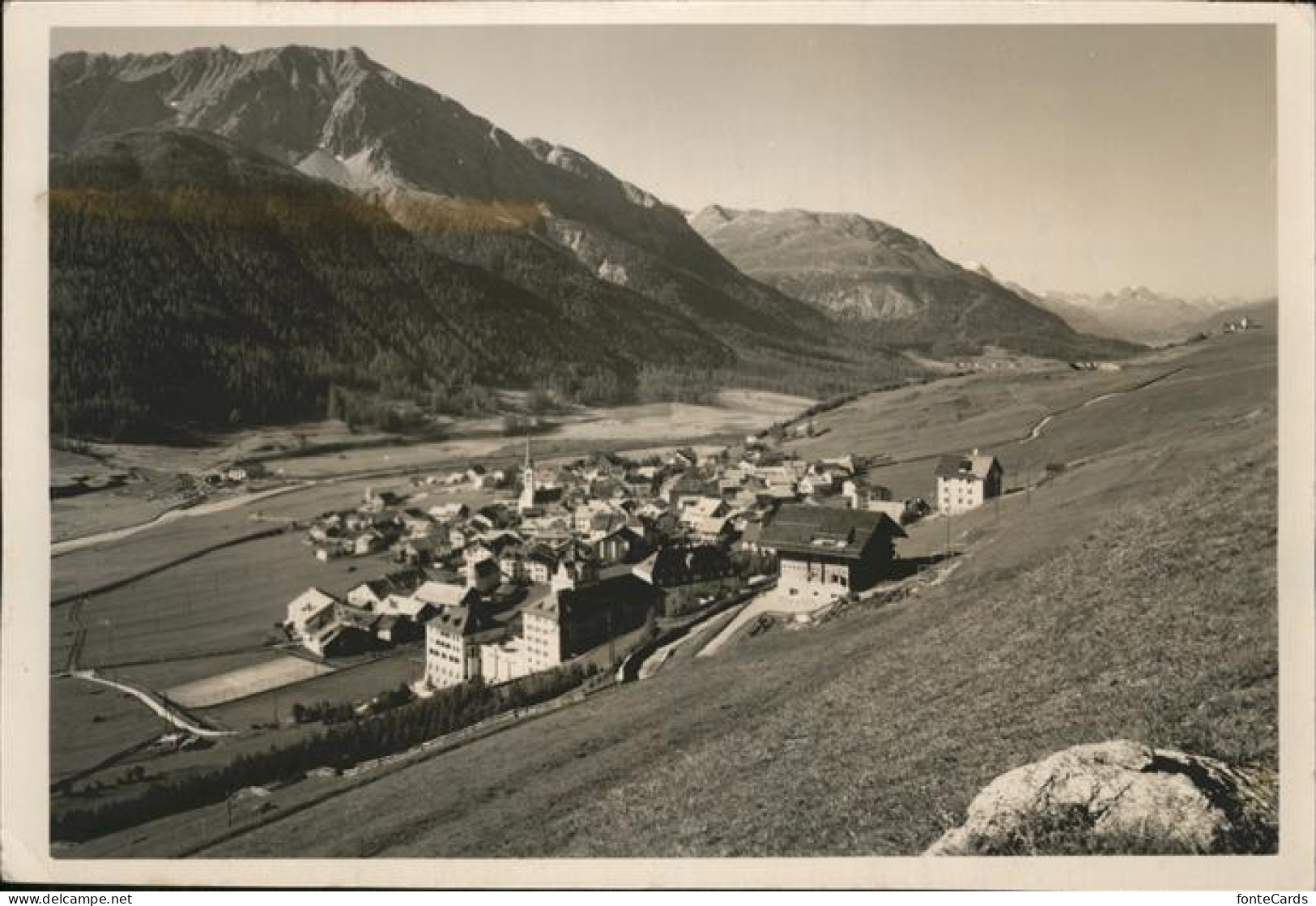 11385925 Zuoz GR Panorama Im Engadin Zuoz - Otros & Sin Clasificación