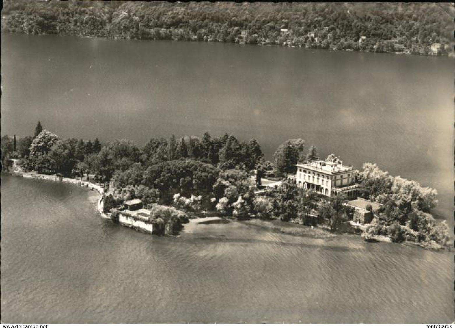 11385924 Brissago TI Isole Di Brissago Villa Lago Maggiore Aerofoto Brissago - Other & Unclassified