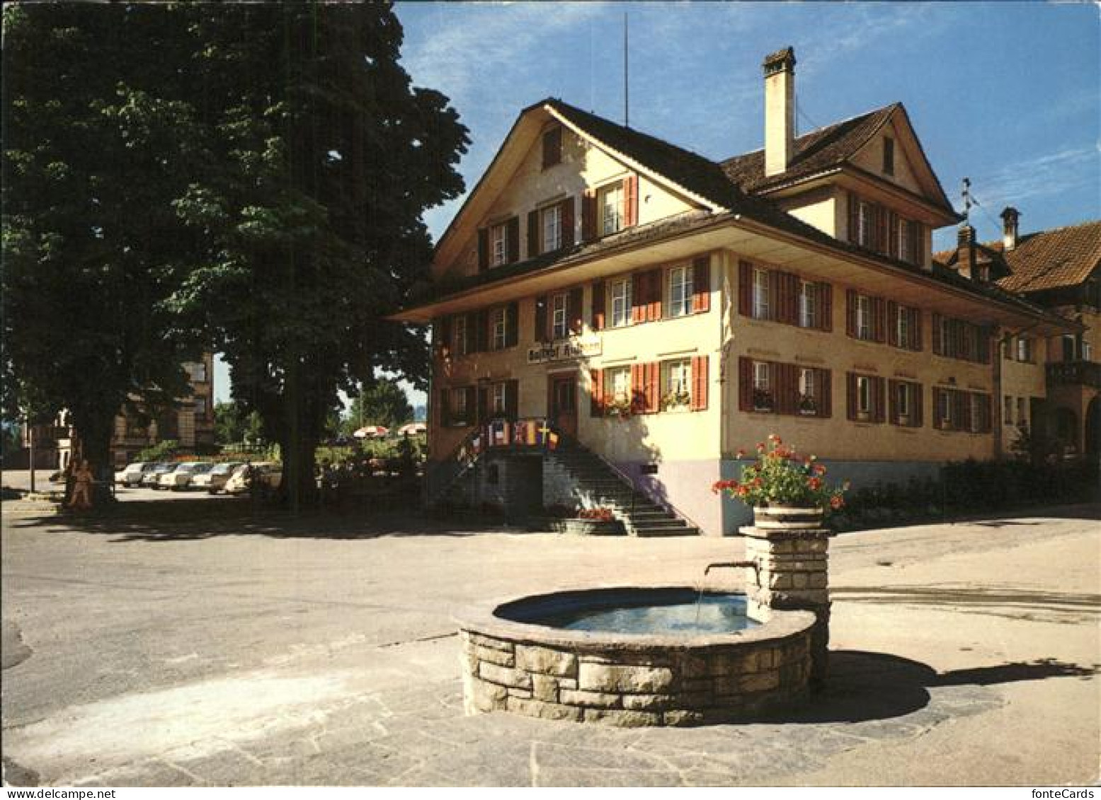 11385904 Oberkirch Sursee Hotel Hirschen Brunnen Oberkirch - Sonstige & Ohne Zuordnung