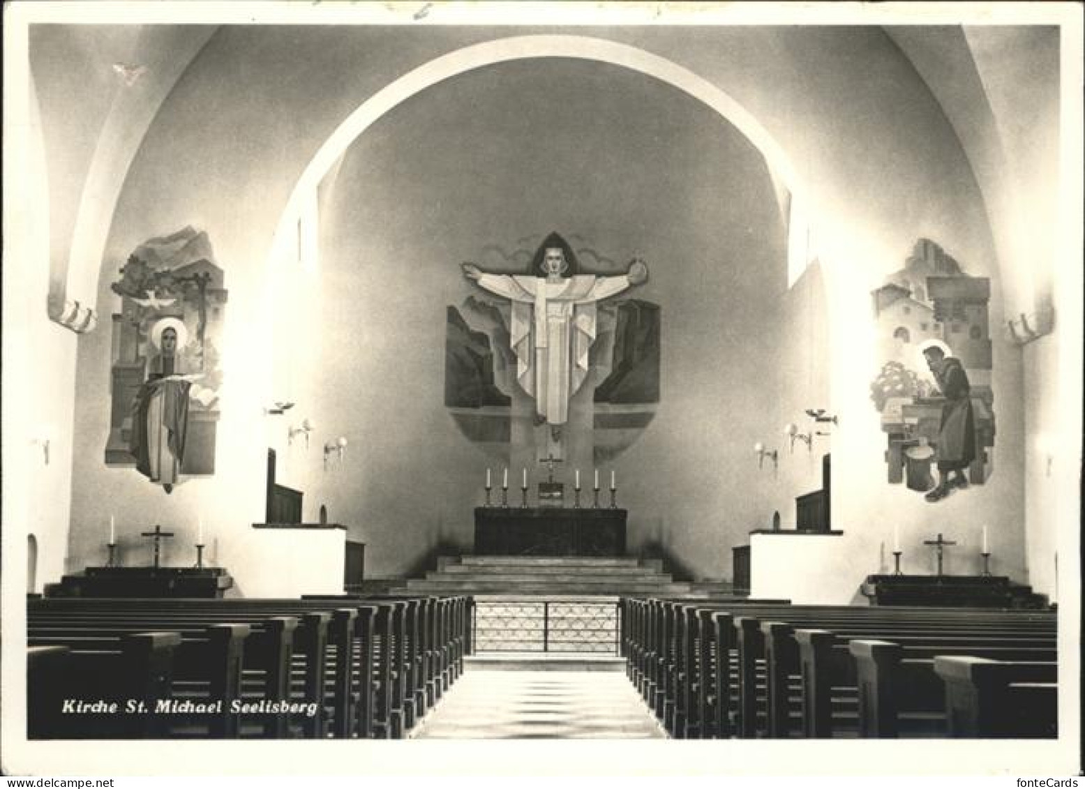 11385888 Seelisberg UR Kirche St. Michael Inneres Seelisberg - Andere & Zonder Classificatie