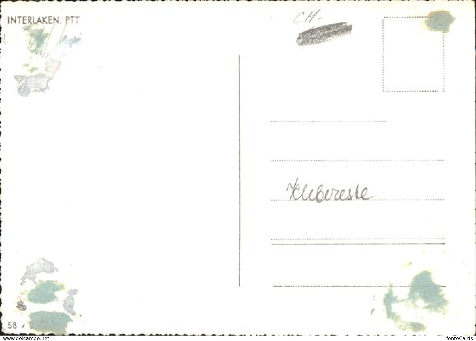 11385810 Interlaken BE Neues Postgebaeude Interlaken - Other & Unclassified