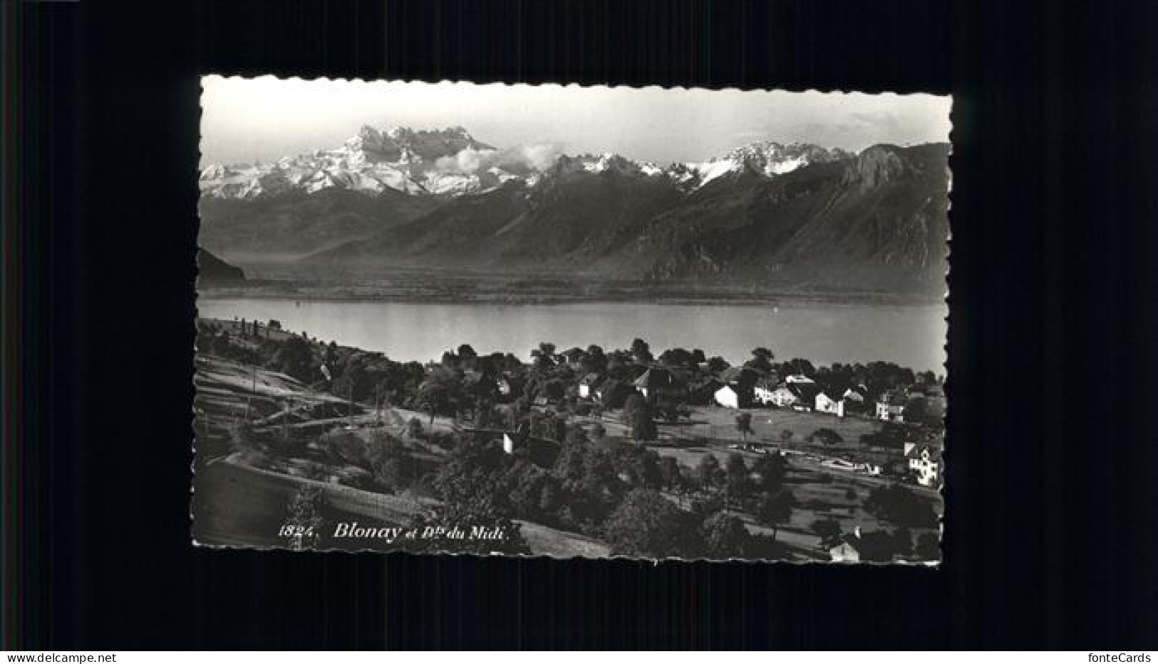 11385762 Blonay Vue Panoramique Lac Leman Et Les Dents Du Midi Blonay - Altri & Non Classificati