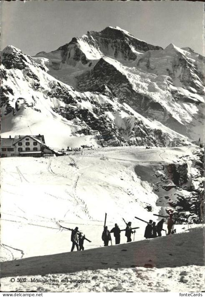 11385675 Wengen BE Berghotel Maennlichen Jungfrau Berner Alpen Wintersportplatz  - Sonstige & Ohne Zuordnung