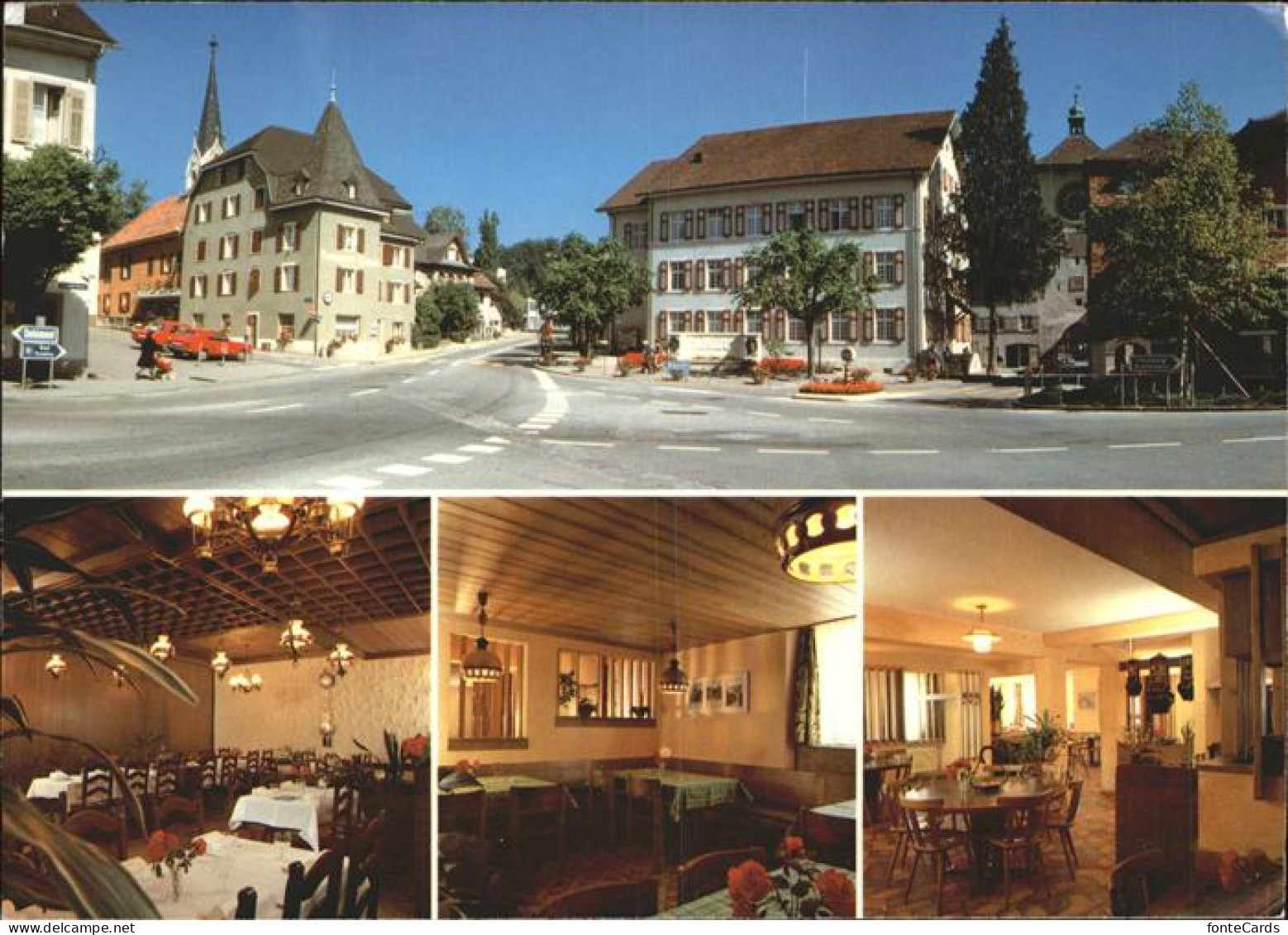 11385647 Laufen BL Restaurant Central Dorfstrasse Kirchturm Laufen - Otros & Sin Clasificación