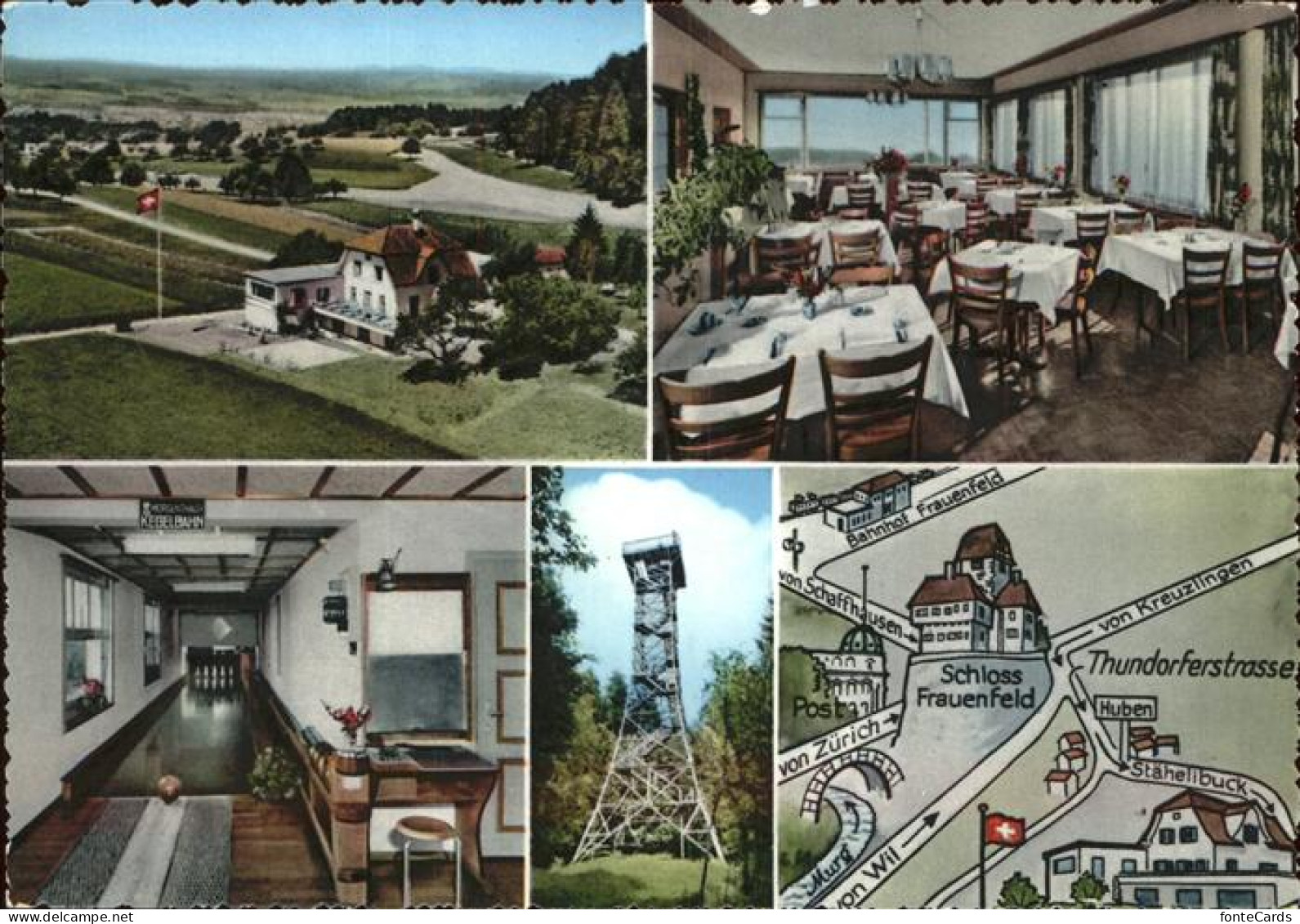 11385640 Frauenfeld Gasthaus Staehelibuck Kegelbahn Schloss Aussichtsturm Frauen - Andere & Zonder Classificatie