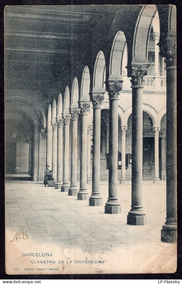 España - 1902 - Barcelona - Claustro De La Universidad - Barcelona