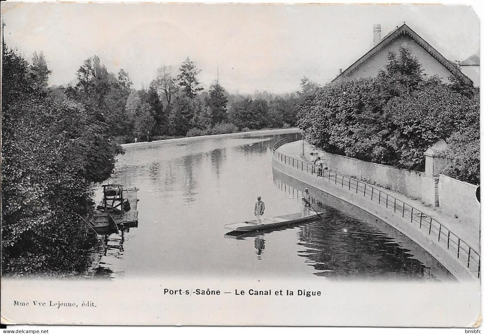 Port-s-Saône - Le Canal Et La Digue - Port-sur-Saône