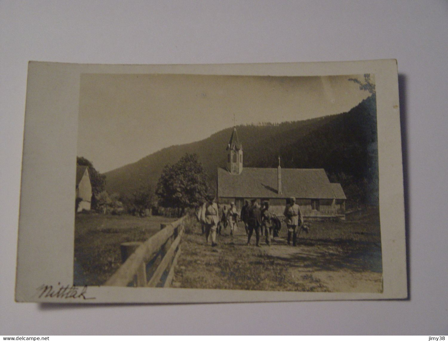 HAUT RHIN-CARTE PHOTO MITTLACH  ANIMEE - Other & Unclassified