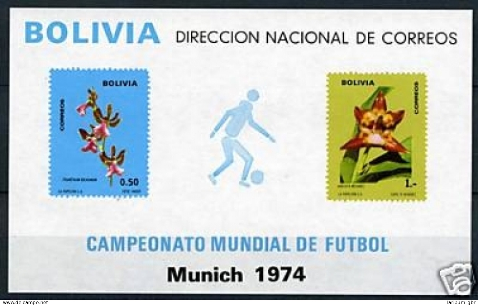 Bolivien Block 39 Postfrisch Fußball WM 1974 #GE625 - Bolivien