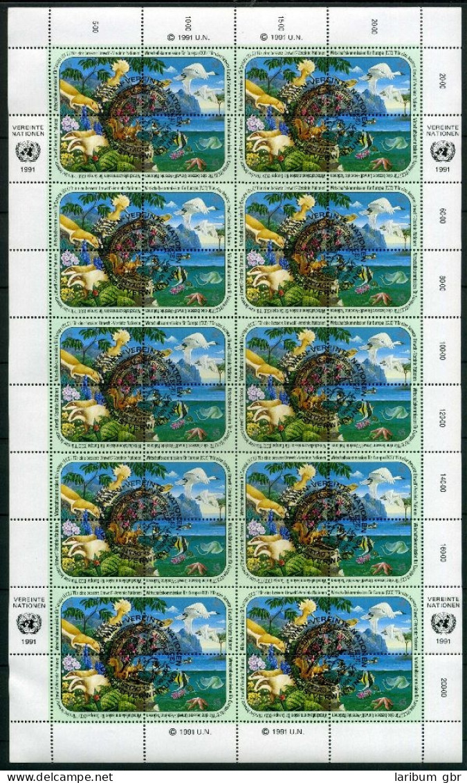 UNO Wien ZD-Bogen 110-113 Umweltschutz Ersttagssonderstempel #JZ059 - Autres & Non Classés