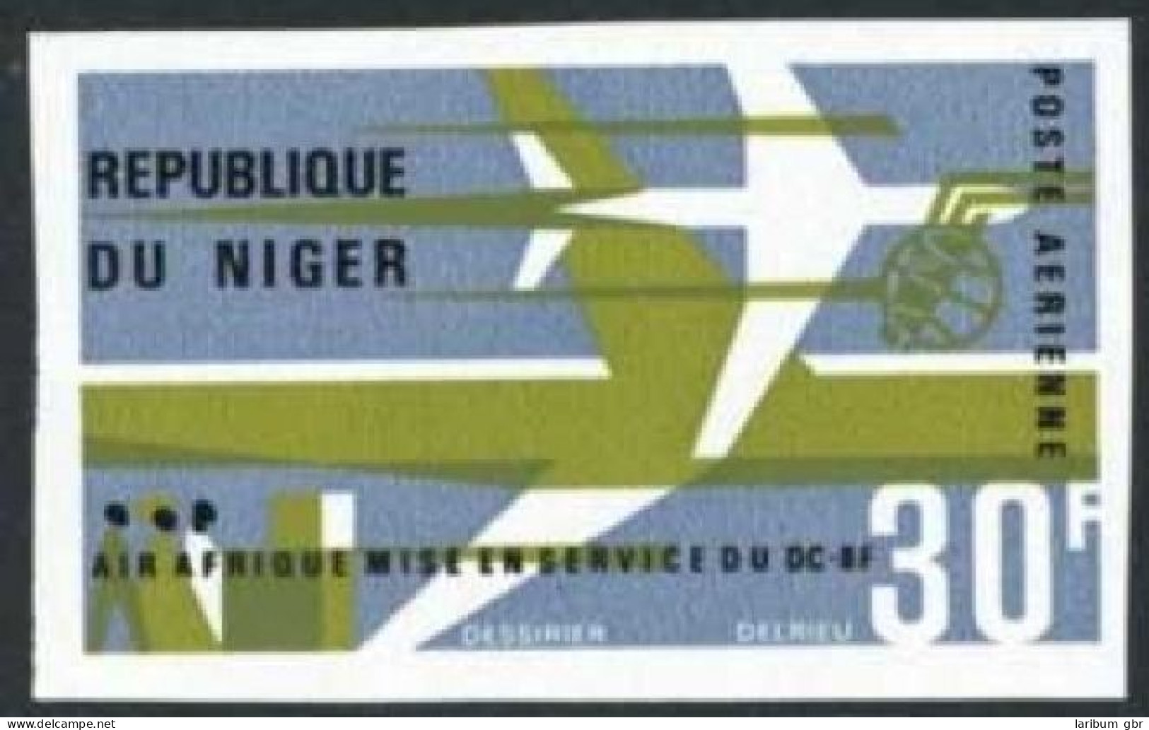 Niger 1355-1356 Geschnitten Postfrisch Flugzeuge #GI150 - Niger (1960-...)