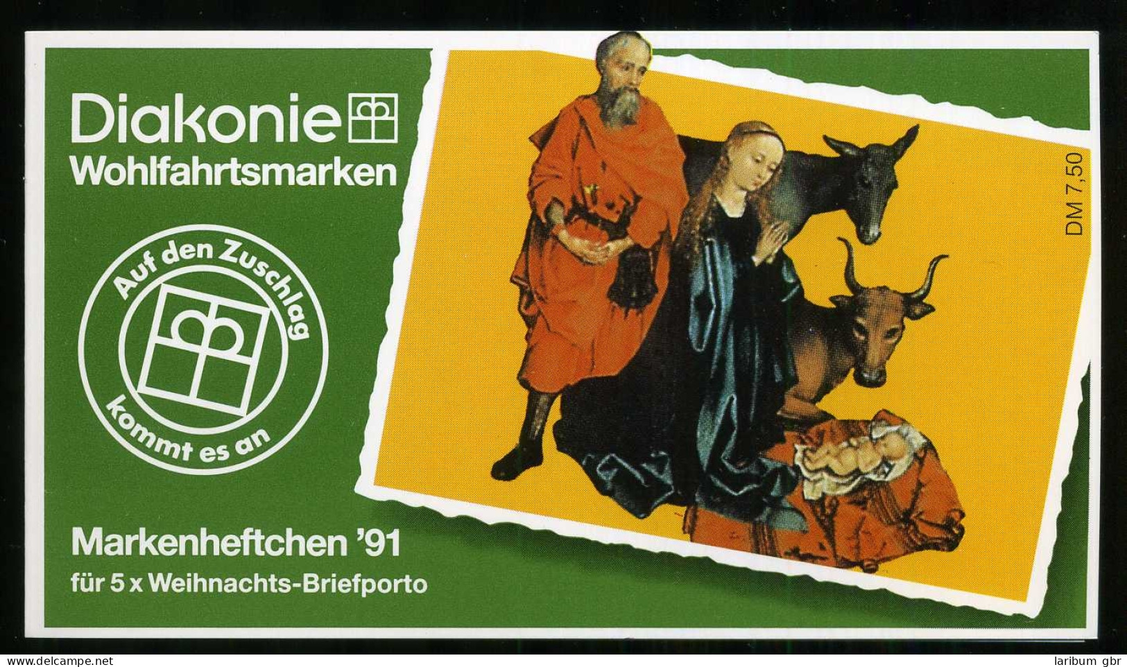 Bund Diakonie Markenheft 1991 Mit 1581 Bonn Ersttagssonderstempel #IJ116 - Andere & Zonder Classificatie