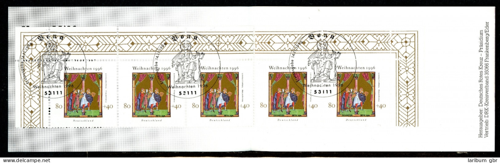 Bund Rotes Kreuz Weihnachtsmarkenh. 1997 Mit 1892 Gestempelt Bonn #IJ159 - Otros & Sin Clasificación