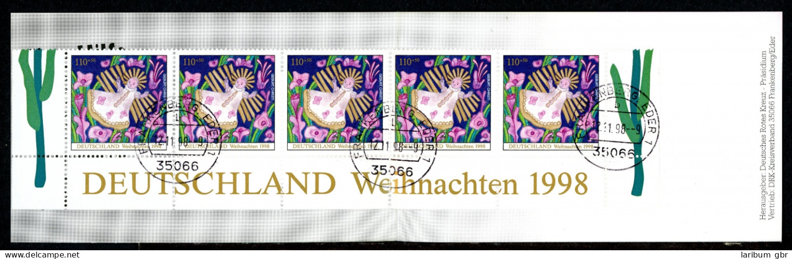 Bund Rotes Kreuz Weihnachtsmarkenheft 1998 Mit 2024 Gestempelt #IJ167 - Andere & Zonder Classificatie