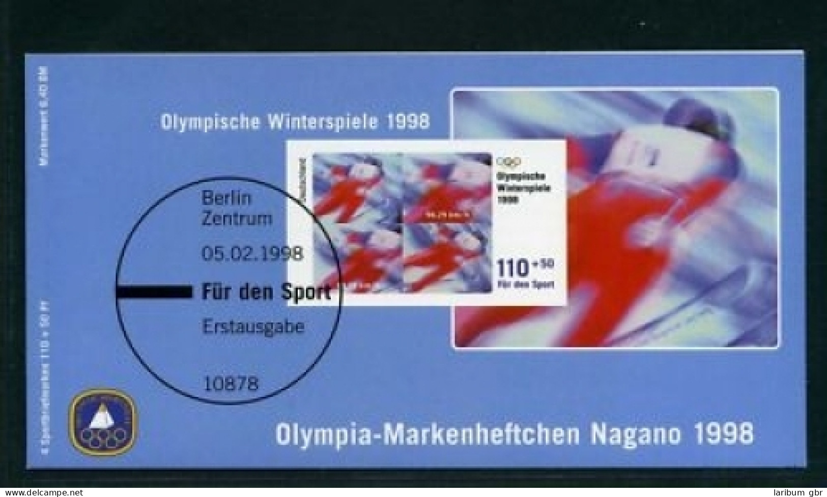 Bund MH 1969 Postfrisch Olympia 1998 Nagano #HL089 - Sonstige & Ohne Zuordnung