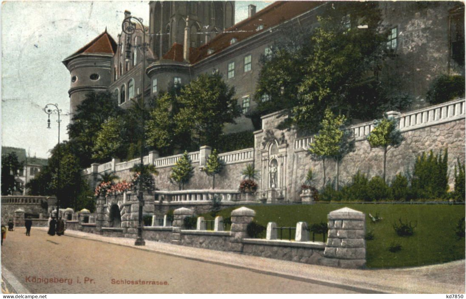 Königsberg - Schlossteerrasse - Ostpreussen