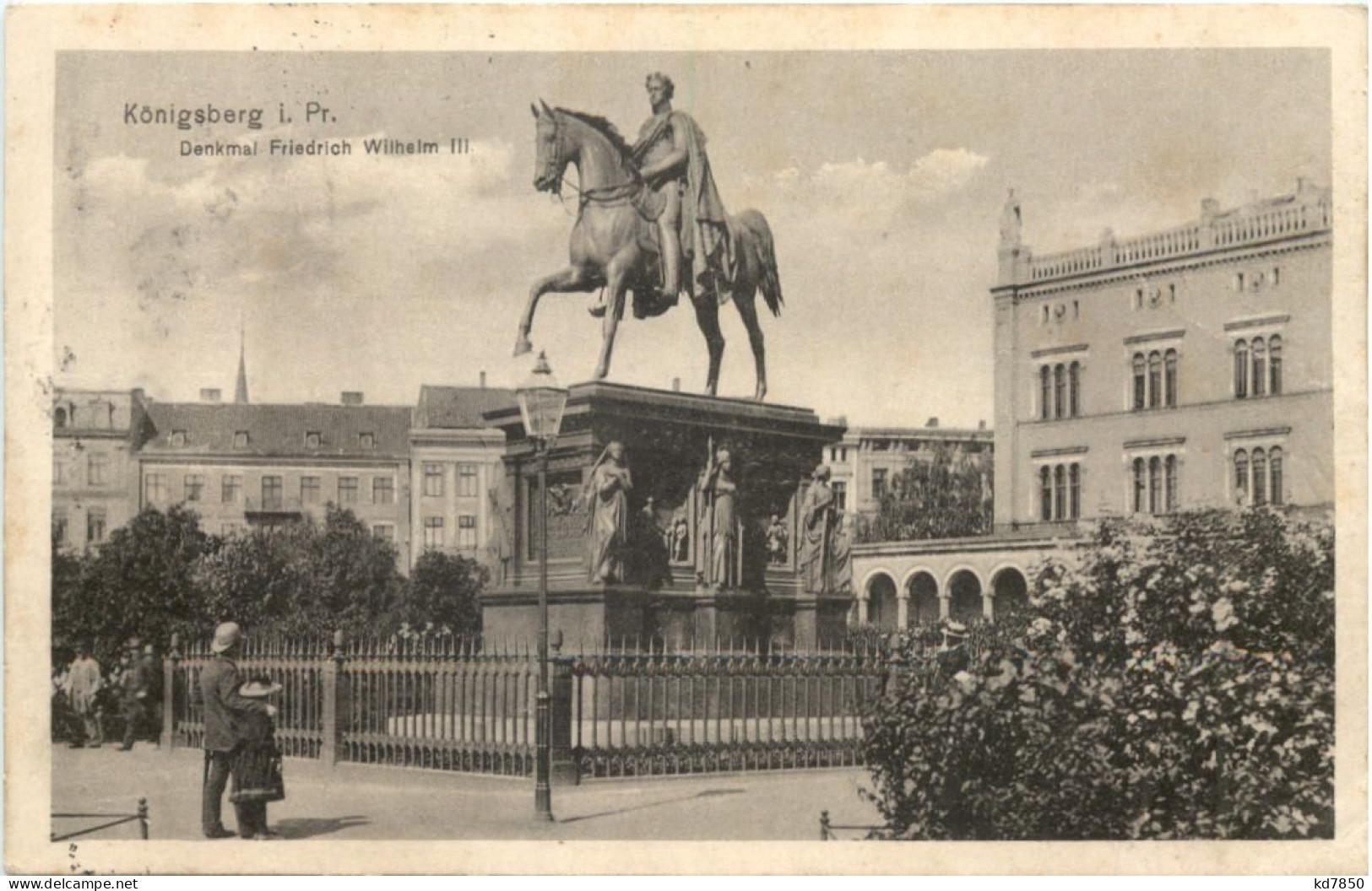 Königsberg - Denkmal Friedrich Wilhelm - Ostpreussen