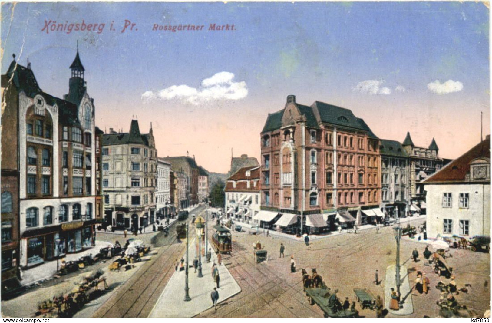 Königsberg - Rossgärtner Markt - Ostpreussen