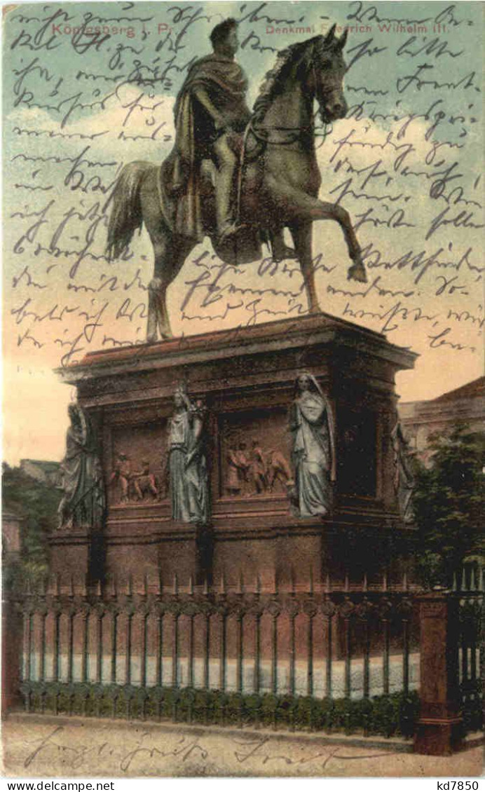 Königsberg - Denkmal Friedrich Wilhelm - Ostpreussen