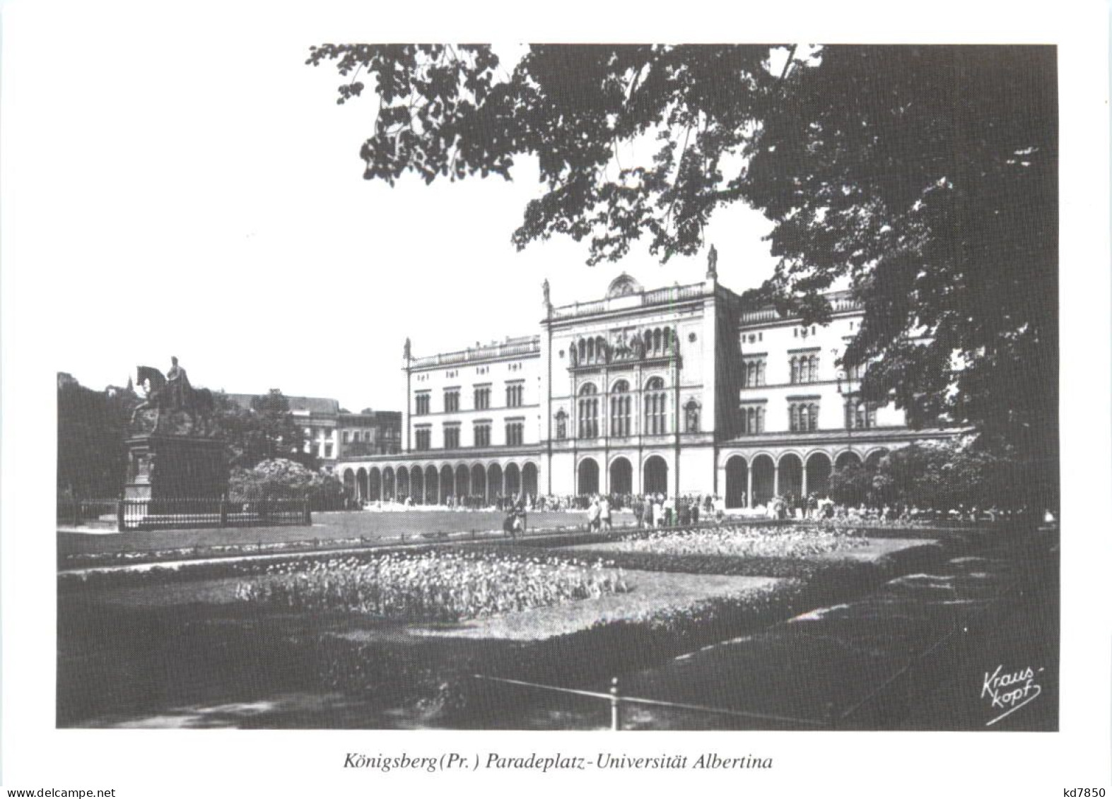 Königsberg - Paradeplatz Universität Albertina - Ostpreussen