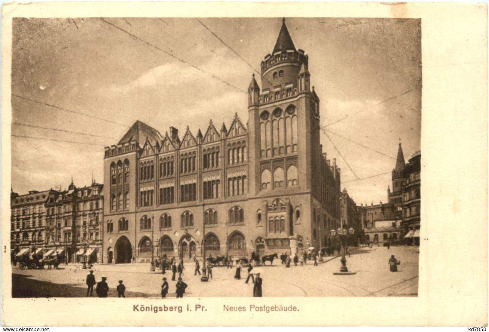 Königsberg - Neues Postgebäude - Ostpreussen