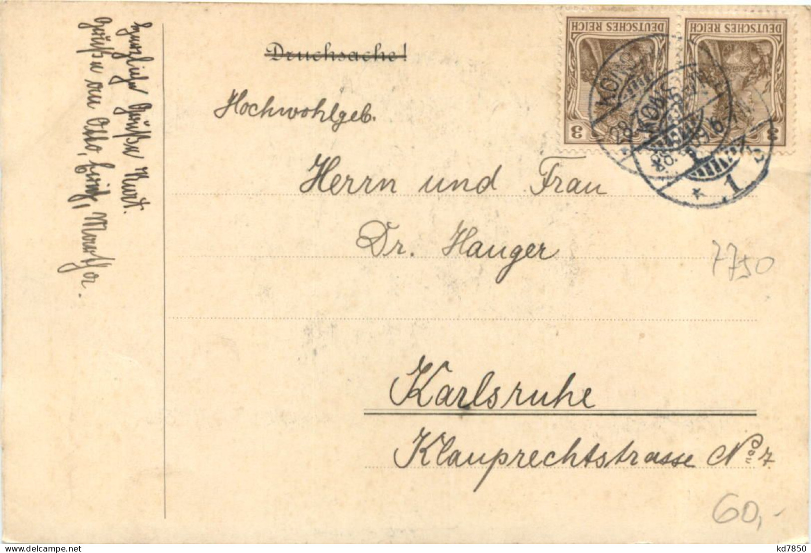 Konstanz - Einjährige Freiwillinger Pennal 1909 - Studentika - Konstanz