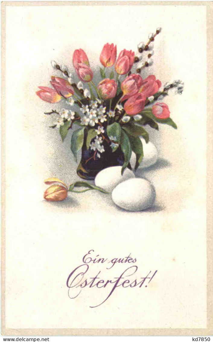 Ostern - Blumen - Eier - Ostern