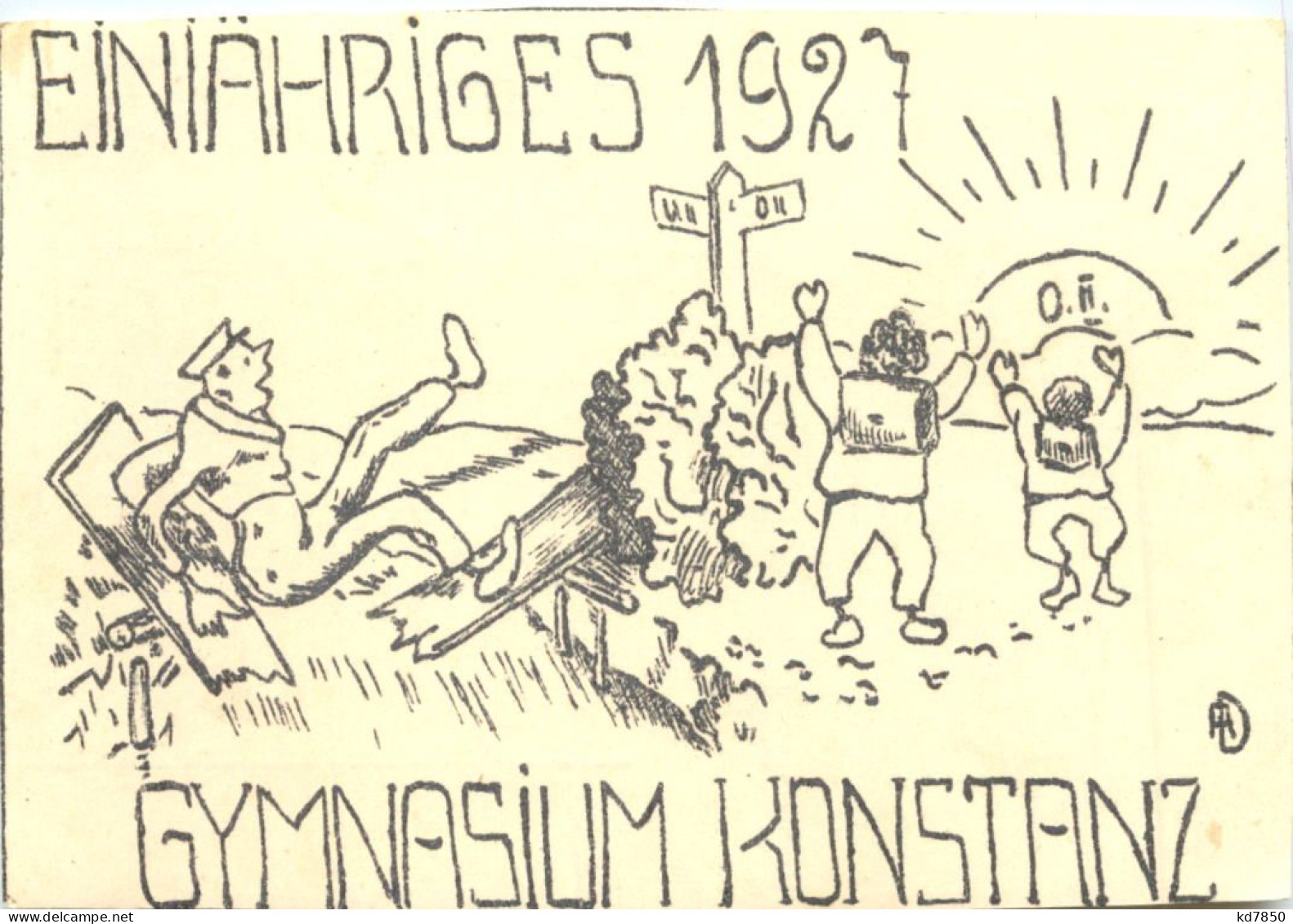 Konstanz - Einjähriges 1927 - Studentika - Konstanz