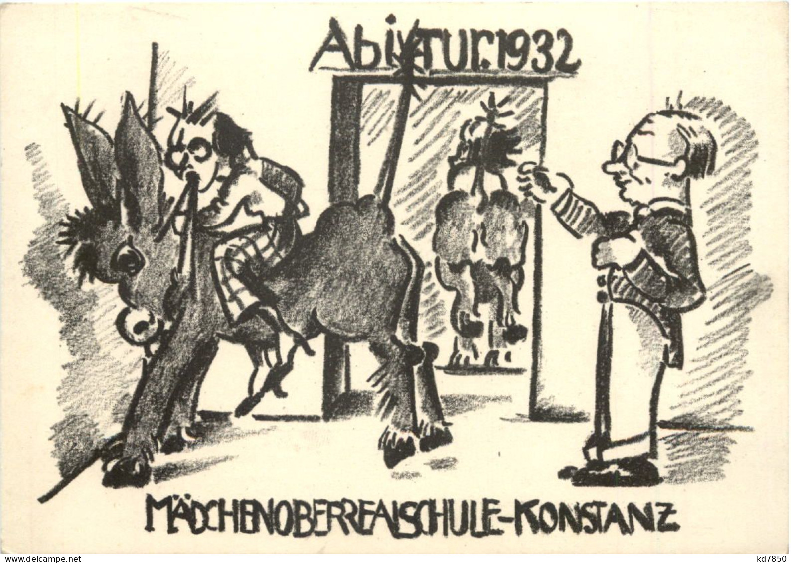 Konstanz - Mädchenoberrealschule 1932 - Studentika - Konstanz