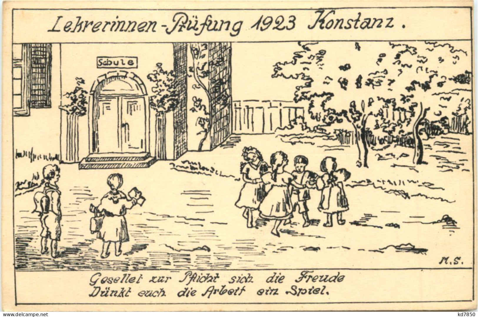 Konstanz - Lehrerinnen Prüfung 1923 - Studentika - Konstanz