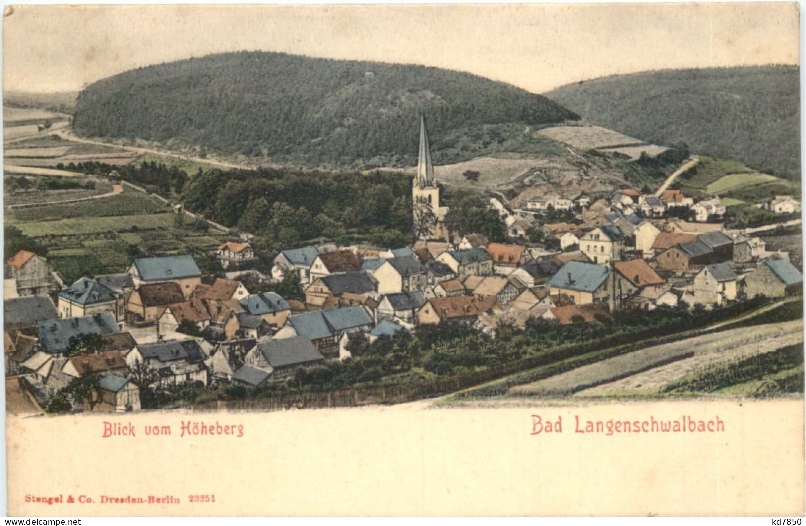 Bad Langenschwalbach - Blick Vom Höhebergl - Bad Schwalbach