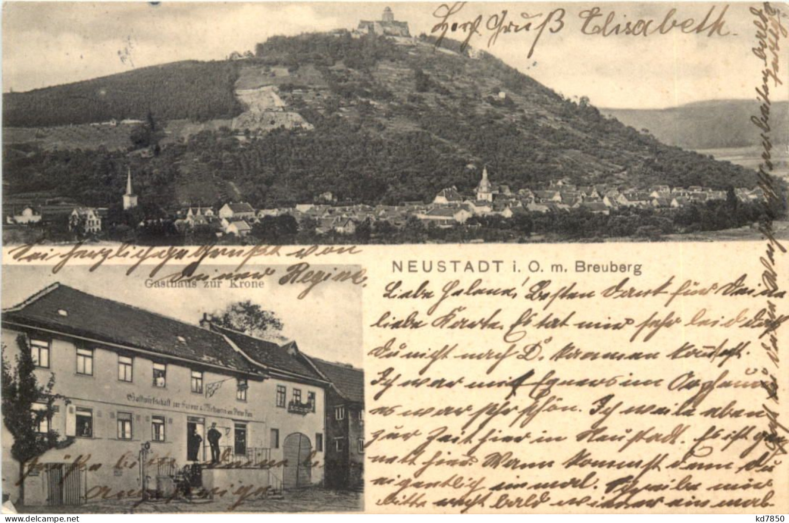 Neustadt Im Odenwald - Gasthaus Zur Krone - Breuberg - Autres & Non Classés
