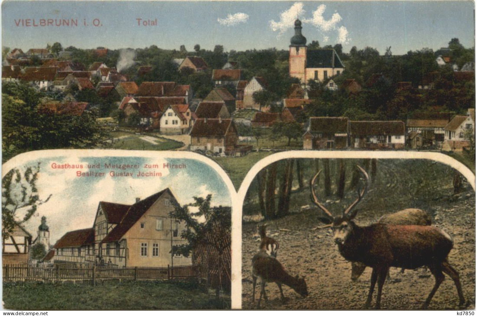 Vielbrunn Im Odenwald - Gasthaus Zum Hirsch - Autres & Non Classés