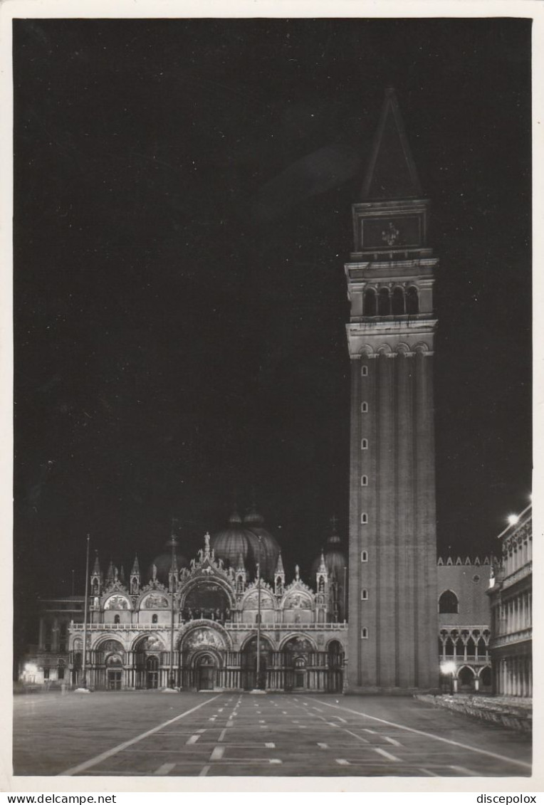 AD309 Venezia - Piazza, Basilica E Campanile Di San Marco - Panorama Notturno - Notte Nuit Night Nacht Noche - Venezia (Venice)