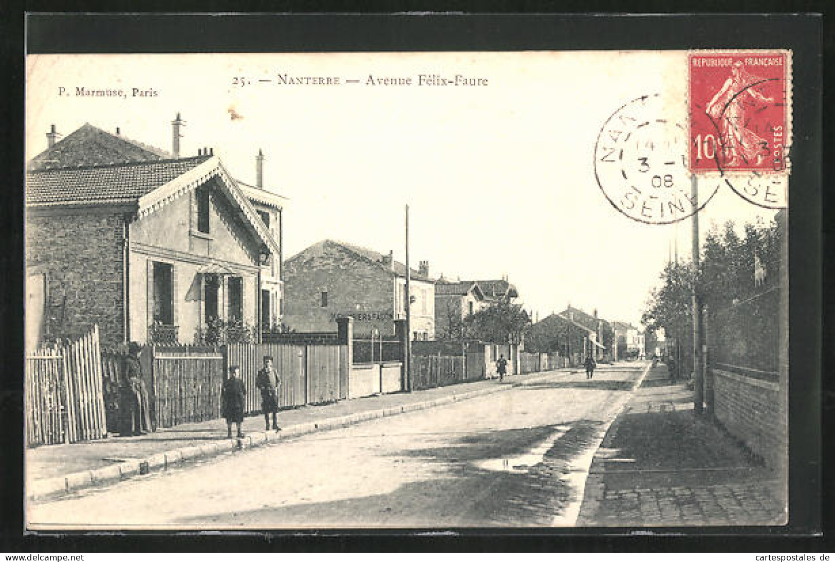 CPA Nanterre, Avenue Félix-Faure  - Nanterre