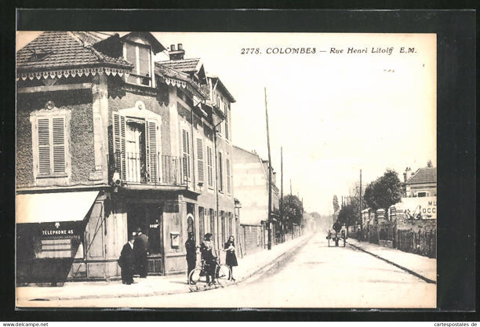CPA Colombes, Rue Henri Litolff  - Colombes